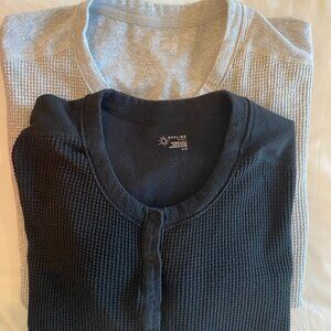 OFFLINE by Aerie button up henley(s)